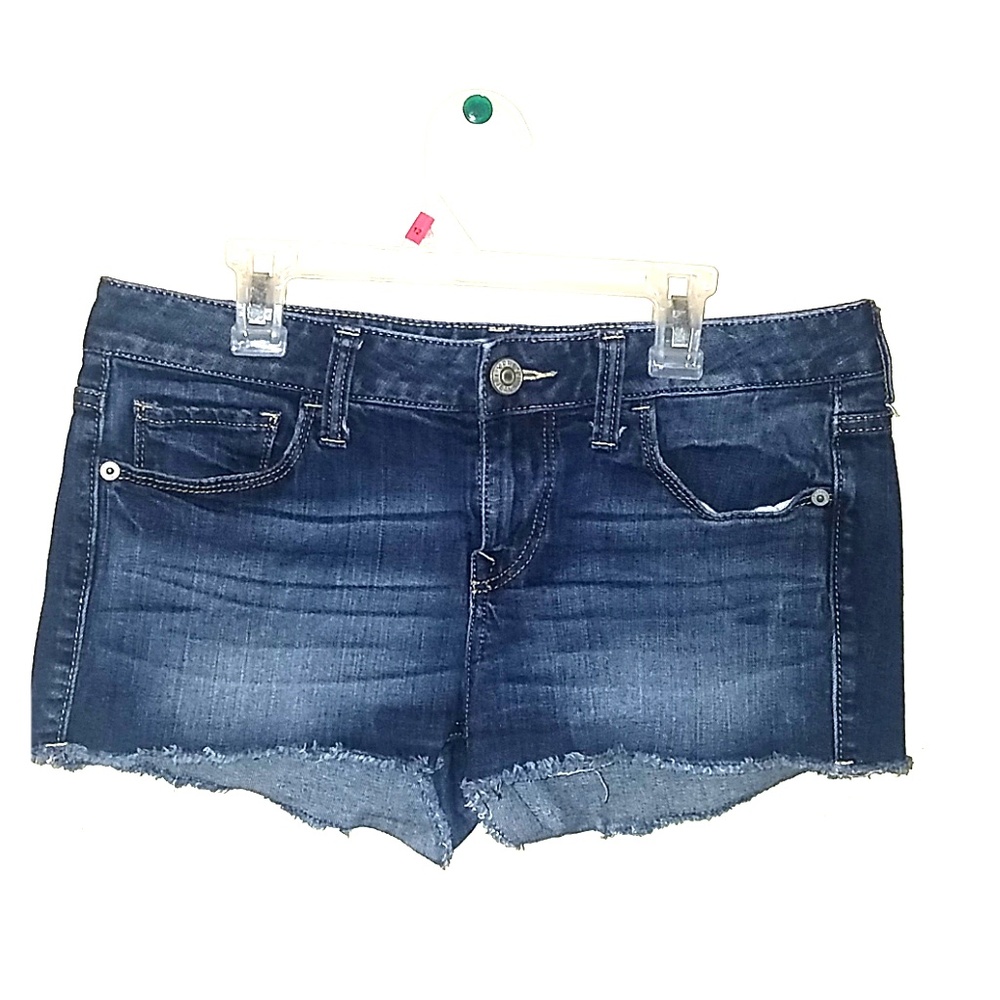 Short Dark Denim Shorts